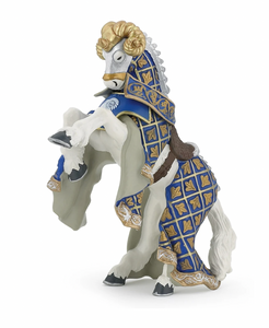 Papo Ram Knight Horse Blue