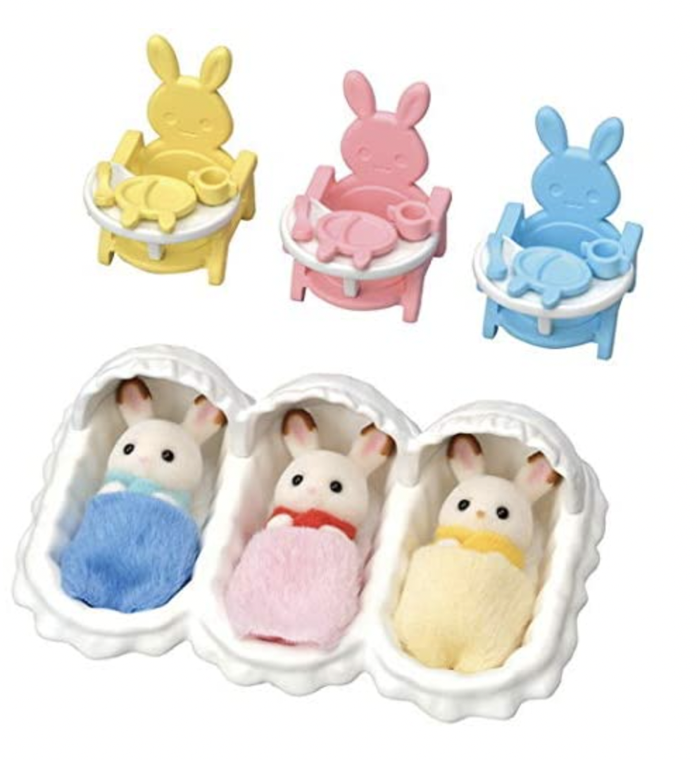 Calico Critters Triplets Care Set