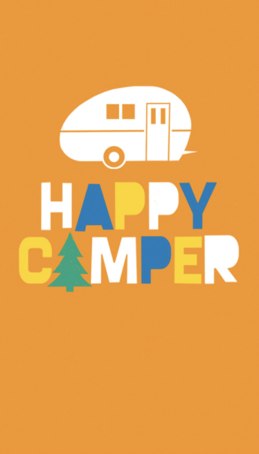 Enclosure Card Happy Camper