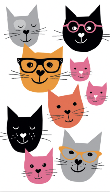 Enclosure Card Cat Friends