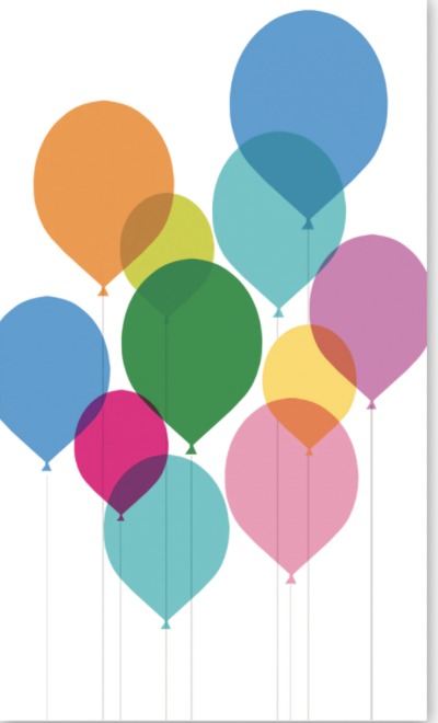 Enclosure Card Balloons