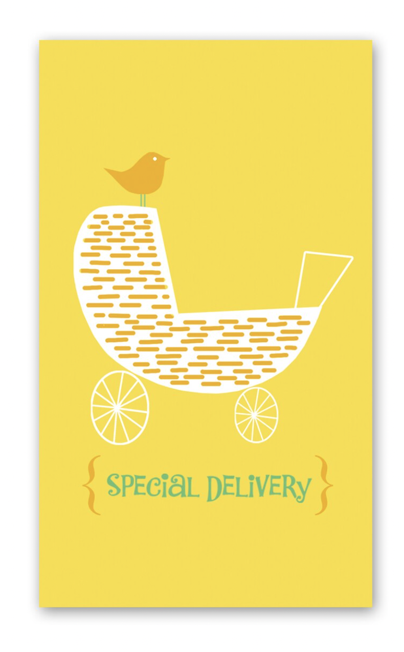 Enclosure Card Baby Buggy