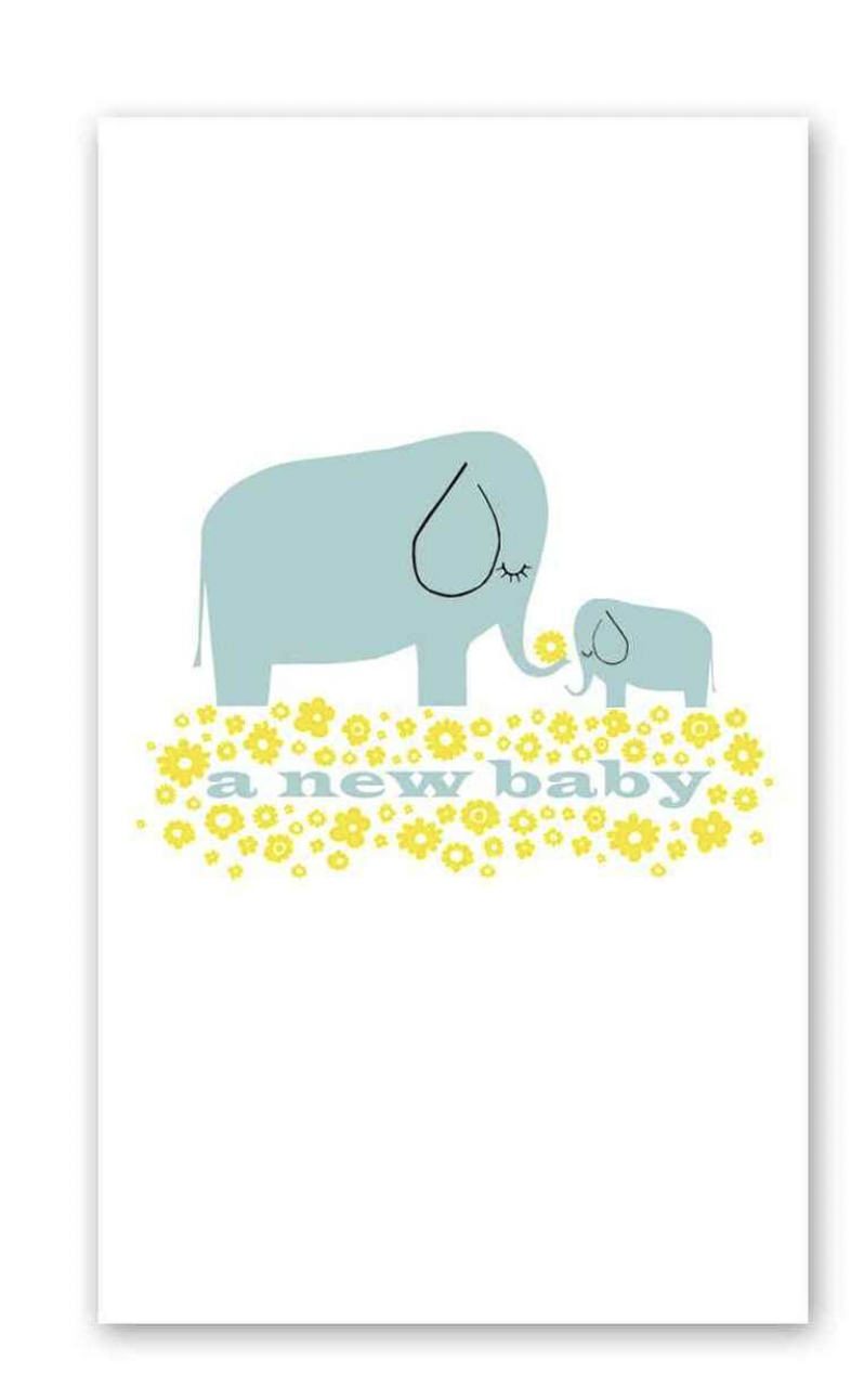 Enclosure Card Baby Elephant