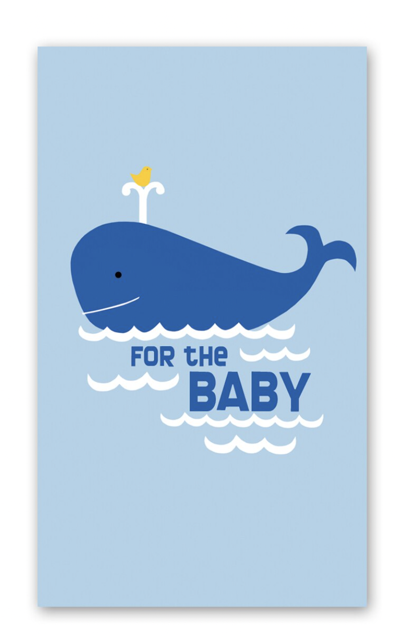 Enclosure Card Whale Baby