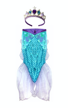 Load image into Gallery viewer, Great Pretenders Mermaid Lilac Glimmer Skirt Set 5-6
