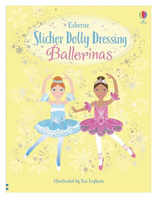 Usborne Sticker Dolly Dressing Ballerinas Book