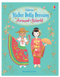 Usborne Sticker Dolly Dressing Around The World Book