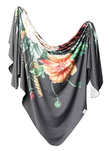 Load image into Gallery viewer, Copper Pearl Raven Swaddle Blanket

