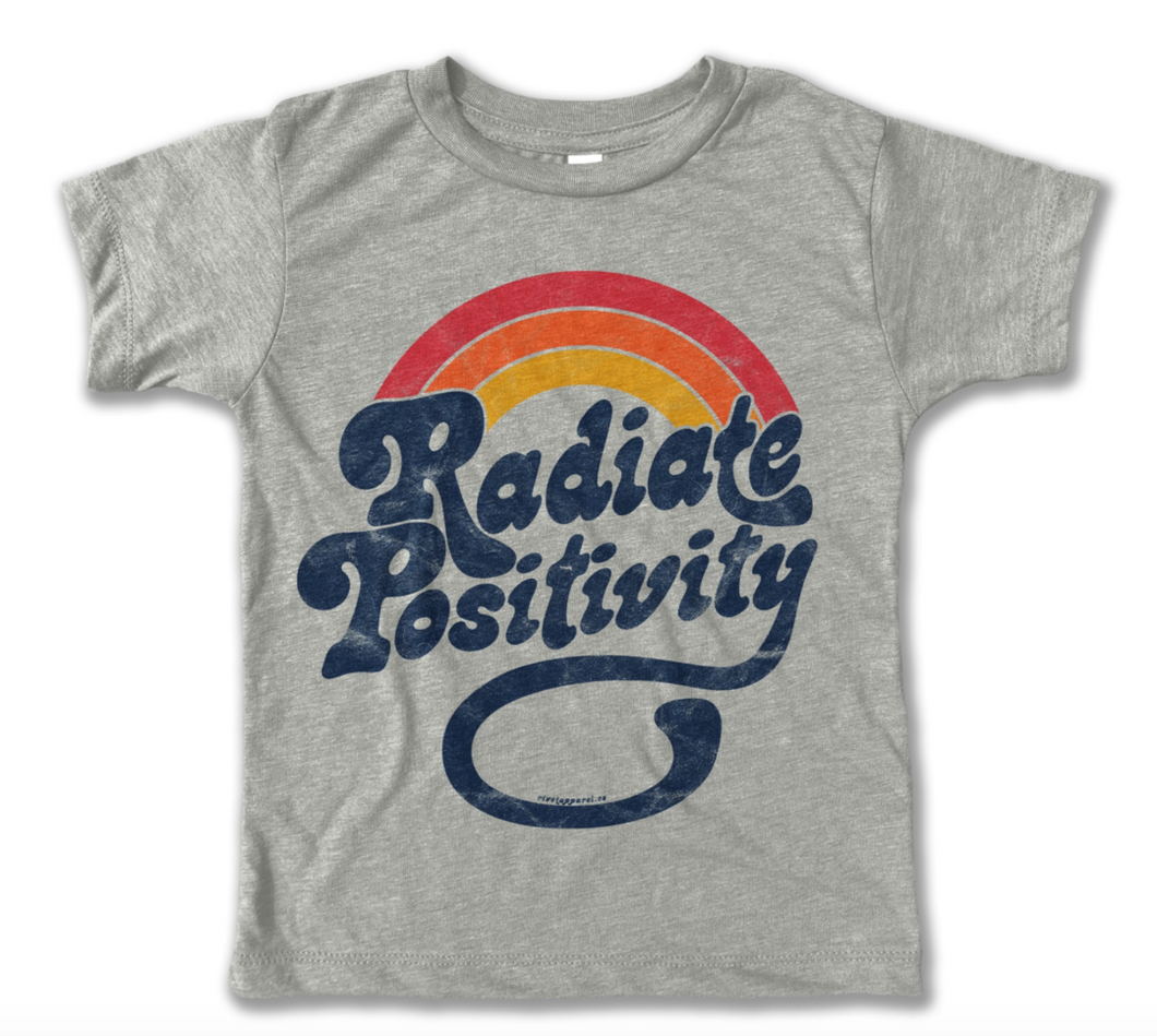 Rivet Creative Group Radiate Positivity Tee (Heather Stone)