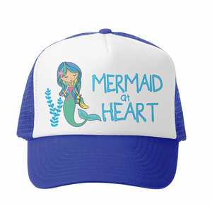 Grom Squad Mermaid At Heart Trucker Hat Size Mini 6-18m