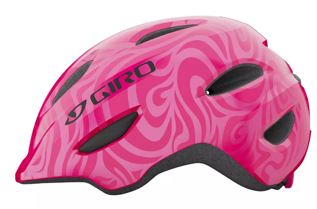 Giro Scamp Bright Pink/Pearl Helmet  Size XS 45-49CM