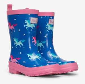 Hatley Twinkle Unicorn Shiny Rain Boots