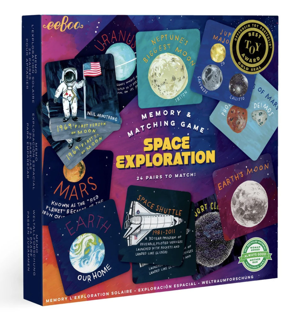 Eeboo Space Exploration Memory Matching Game