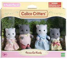 Load image into Gallery viewer, Calico Critters Persian Cat Family
