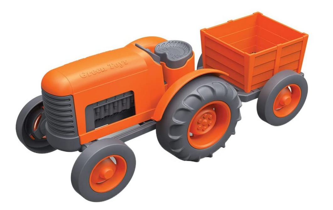 Green Toys Tractor Orange