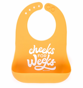 Bella Tunno Cheeks For Weeks Wonder Bib Orange