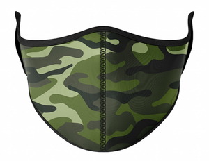 Top Trenz Face Mask Camouflage Size 8+ Years