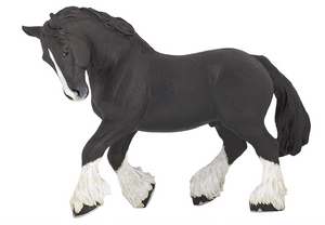 Papo Black Shire Horse