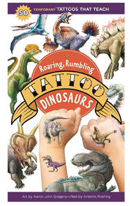 Roaring,Rumbling Temporary Tattoo Dinosaurs