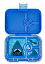 Load image into Gallery viewer, Yumbox Leakproof Sandwich Friendly Bento Box - Panino True Blue (Shark Tray)
