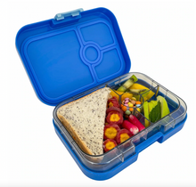 Load image into Gallery viewer, Yumbox Leakproof Sandwich Friendly Bento Box - Panino True Blue (Shark Tray)
