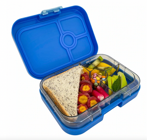 Yumbox Leakproof Sandwich Friendly Bento Box - Panino True Blue (Shark Tray)