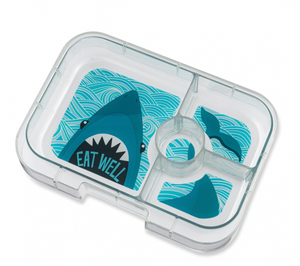 Yumbox Leakproof Sandwich Friendly Bento Box - Panino True Blue (Shark Tray)