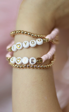 Load image into Gallery viewer, Great Pretenders Pink Love Bracelet 4pc
