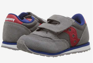 Saucony Jazz Hook & Loop Sneaker Grey/Red