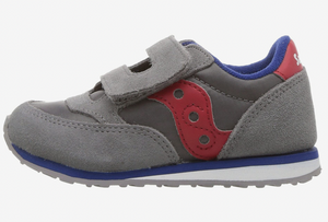 Saucony Jazz Hook & Loop Sneaker Grey/Red