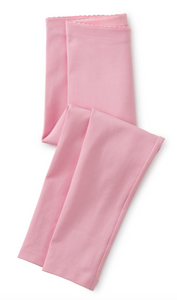 Tea Collection Solid Leggings Honey Suckle Rose Size 6
