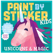 Load image into Gallery viewer, Paint By Sticker Kids Unicorns &amp; Magic Sticker Book
