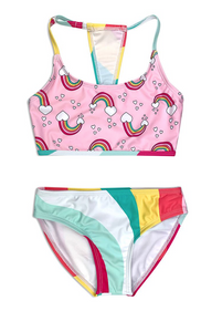 Appaman Kira Bikini Set Rainbow Hearts