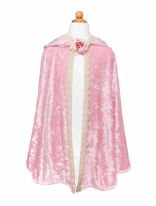 Great Pretenders Deluxe Pink Rose Princess Cape