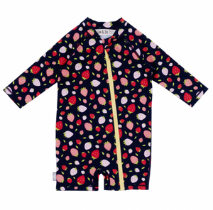 Jan & Jul UV Jumpsuit Strawberry Size 6 Months