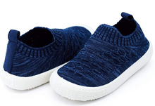 Load image into Gallery viewer, Jan &amp; Jul Breeze Knit Shoes Navy

