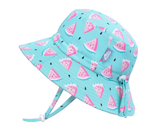 Jan & Jul Aqua Dry Bucket Hat Watermelon XL 5-12Y
