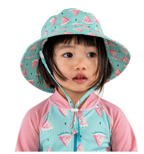 Jan & Jul Aqua Dry Bucket Hat Watermelon XL 5-12Y