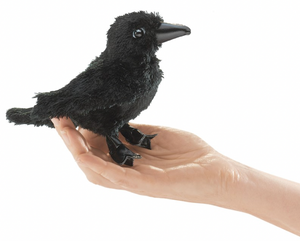 Folkmanis Mini Raven Puppet