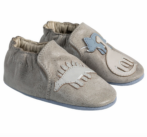 Robeez Soft Sole Shoes Ramsey Grey