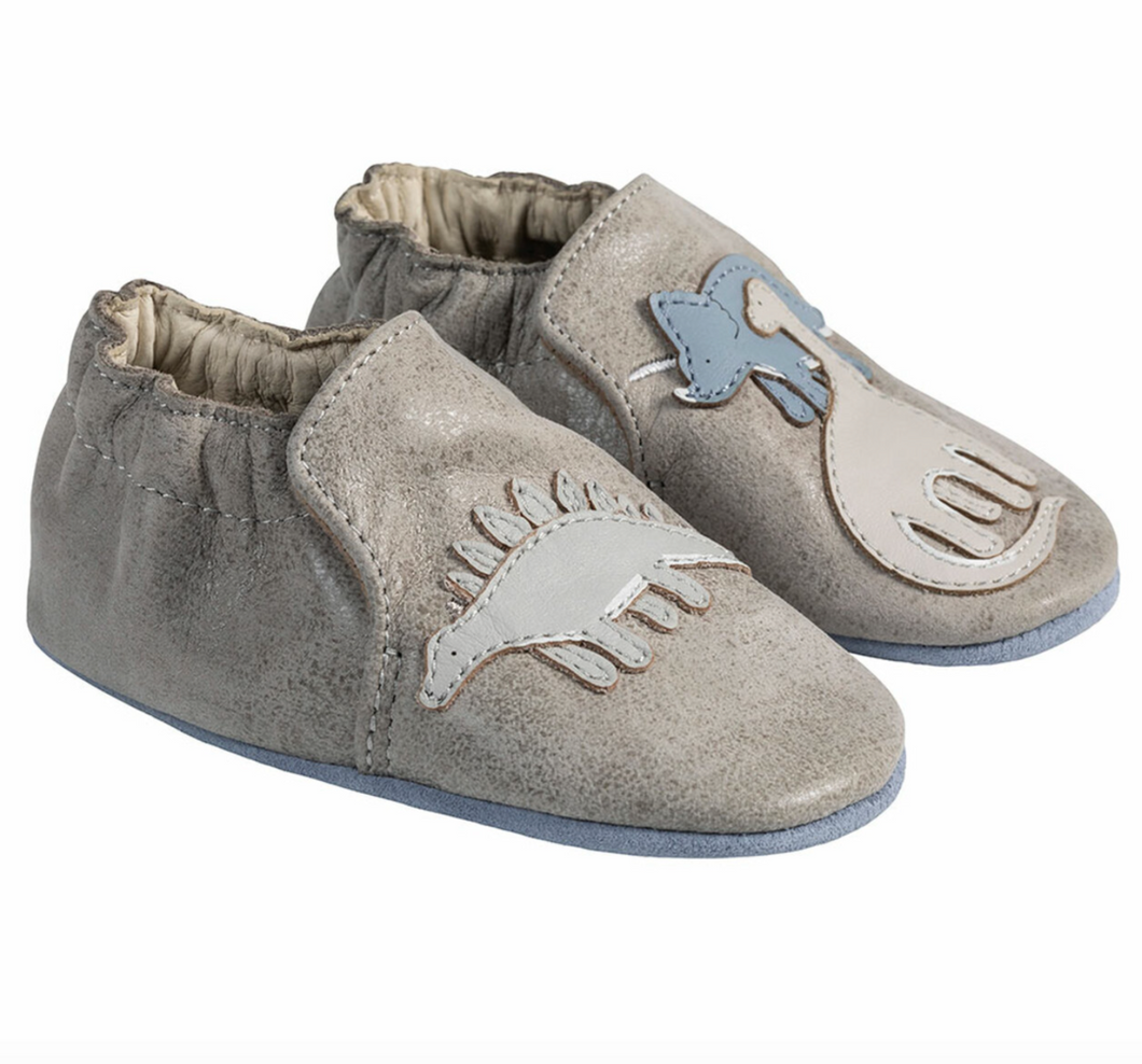 Robeez Soft Sole Shoes Ramsey Grey