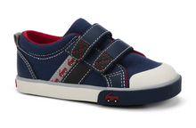 Load image into Gallery viewer, See Kai Run Russell Navy/Black Size 9 Toddler
