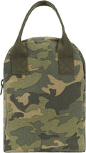 Load image into Gallery viewer, Fluf Zipper Lunch Bag Organic Camo
