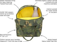 Load image into Gallery viewer, Fluf Zipper Lunch Bag Organic Camo
