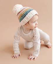 Load image into Gallery viewer, The Blueberry Hill Rainbow Stripe Hat Retro
