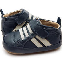 Load image into Gallery viewer, Old Soles High Roller Shoe Navy / Gris Size 3 Infant
