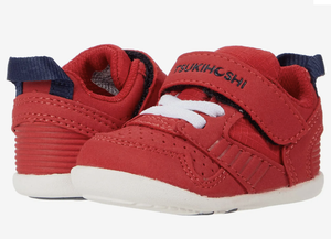 Tsukihoshi Racer Red/Navy Baby Shoe