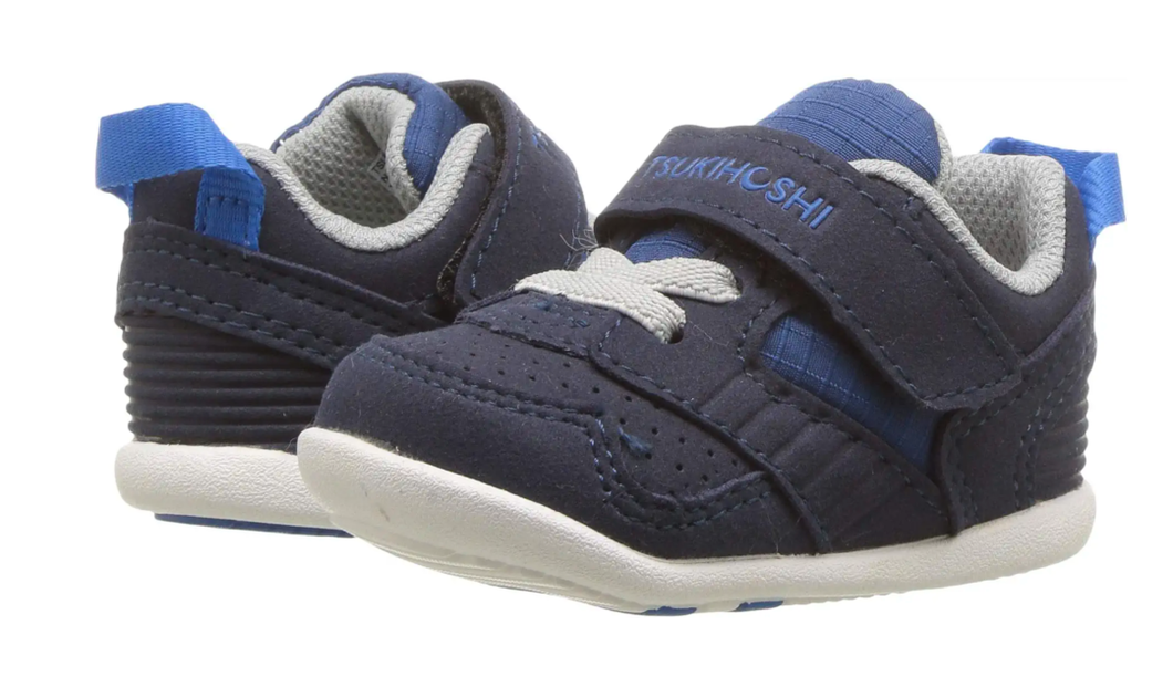 Tsukihoshi Racer Navy/Blue Infant/Toddler Shoe Size 4