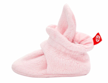 Load image into Gallery viewer, Zutano Cozie Fleece Bootie Baby Pink
