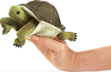 Load image into Gallery viewer, Folkmanis Mini Turtle Puppet
